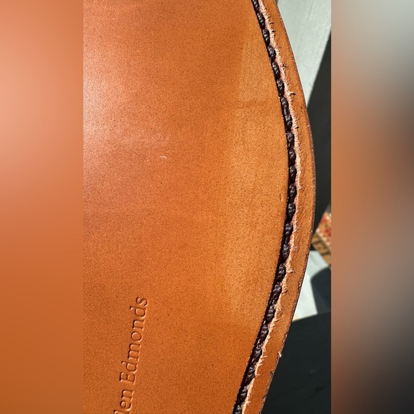 ALLEN EDMONDS NWOB 10.5 Clifton Cap Toe Lace Up Oxford Walnut Calfskin Shoes USA - Picture 11 of 16